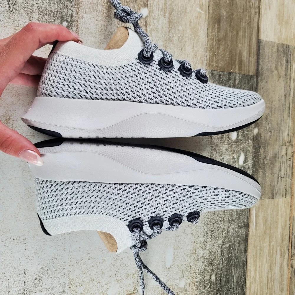 Allbirds Tree Dasher 1 Womens Shoes Sz 6 W Freeze Light Gray Lace Up Sneakers